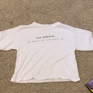 Los Angeles cropped tee